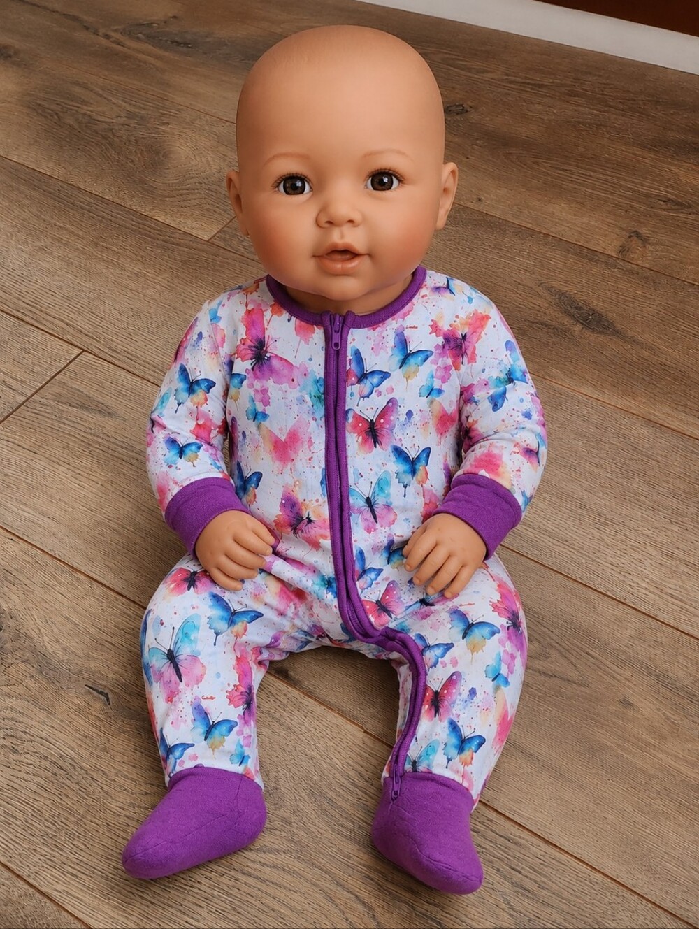 3-6 Months Butterfly Bamboo Sleeper